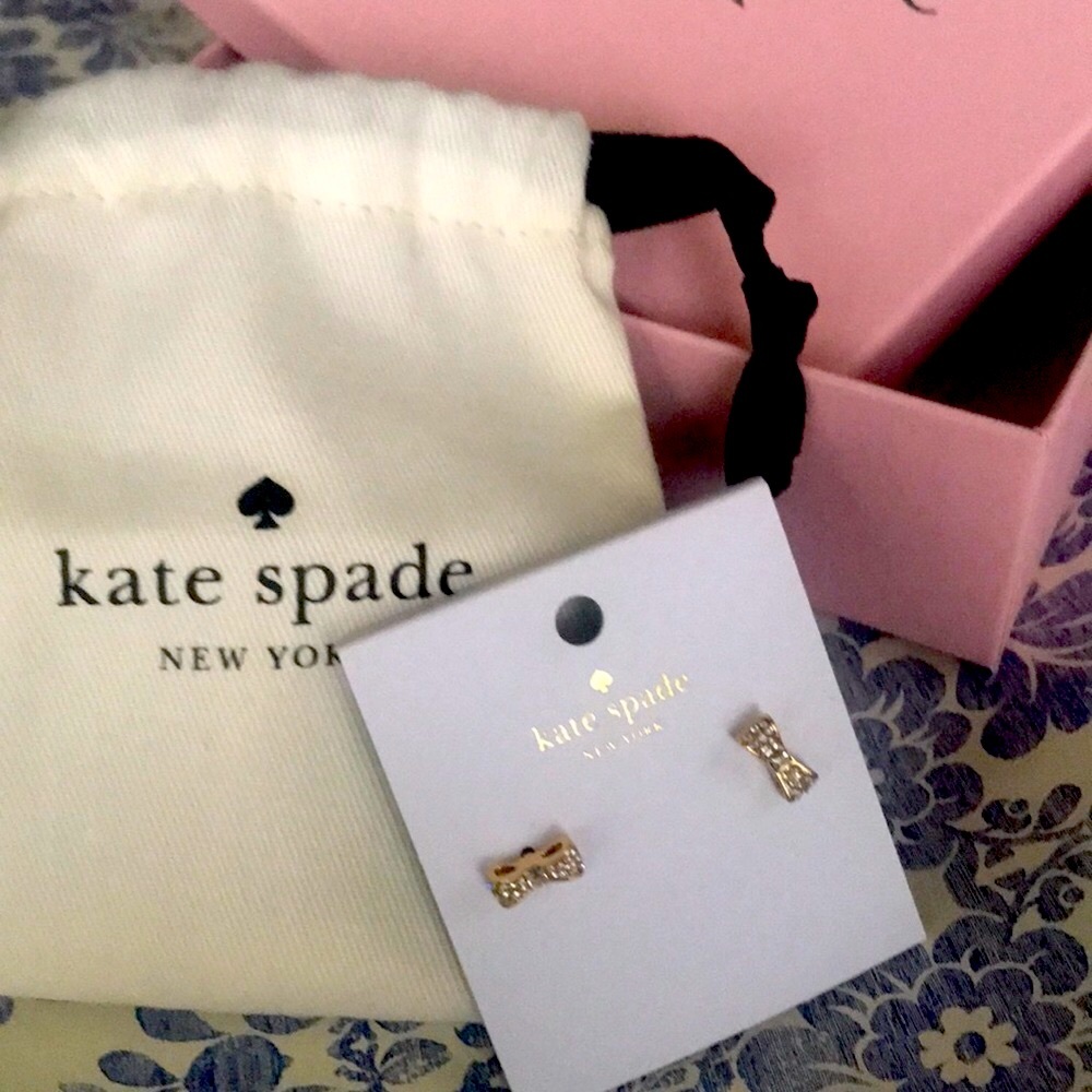 NWT Kate Spade Bow Jewel Earrings